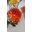 Flor de tela naranja - Imagen 1